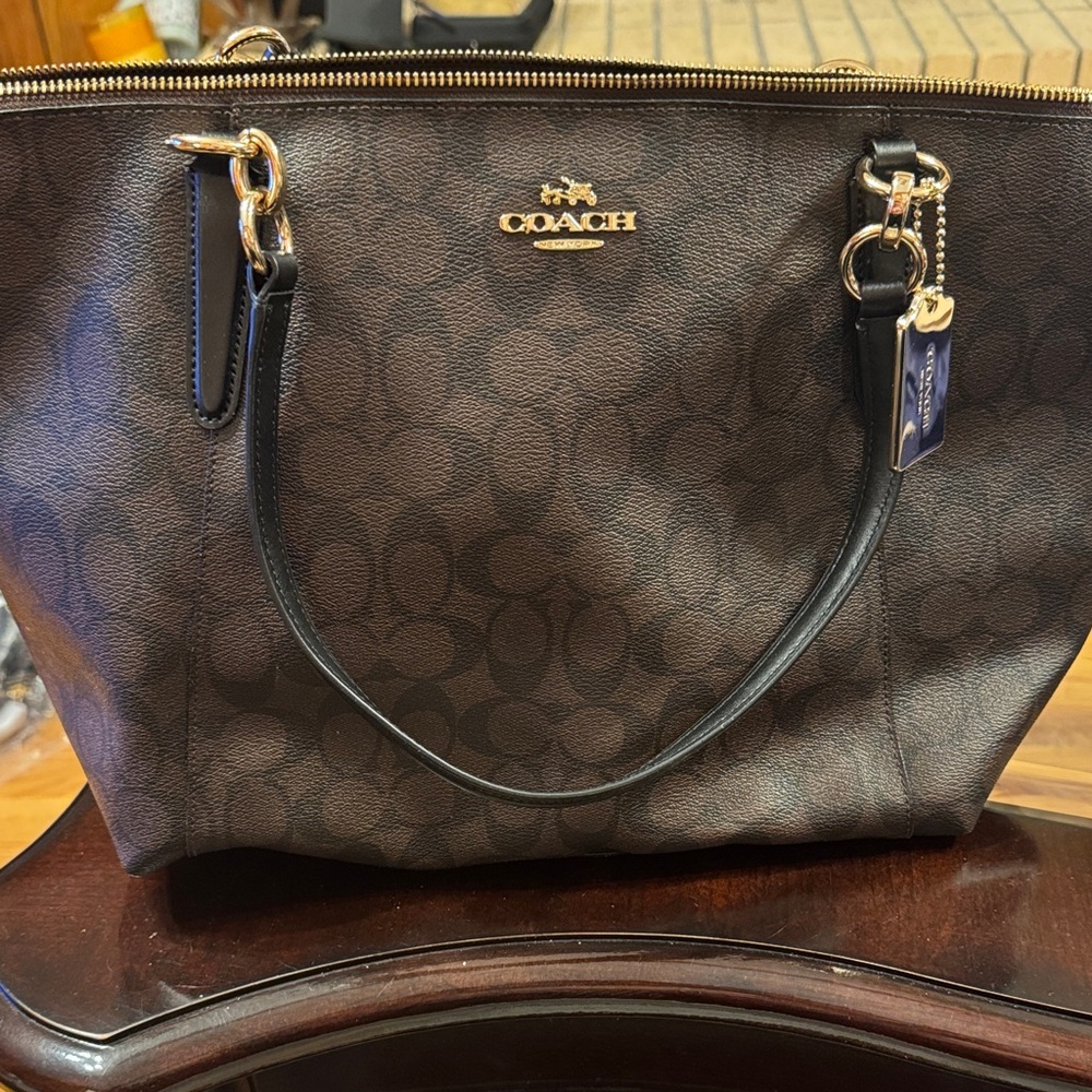 Coach Signature Brown Tote Bag